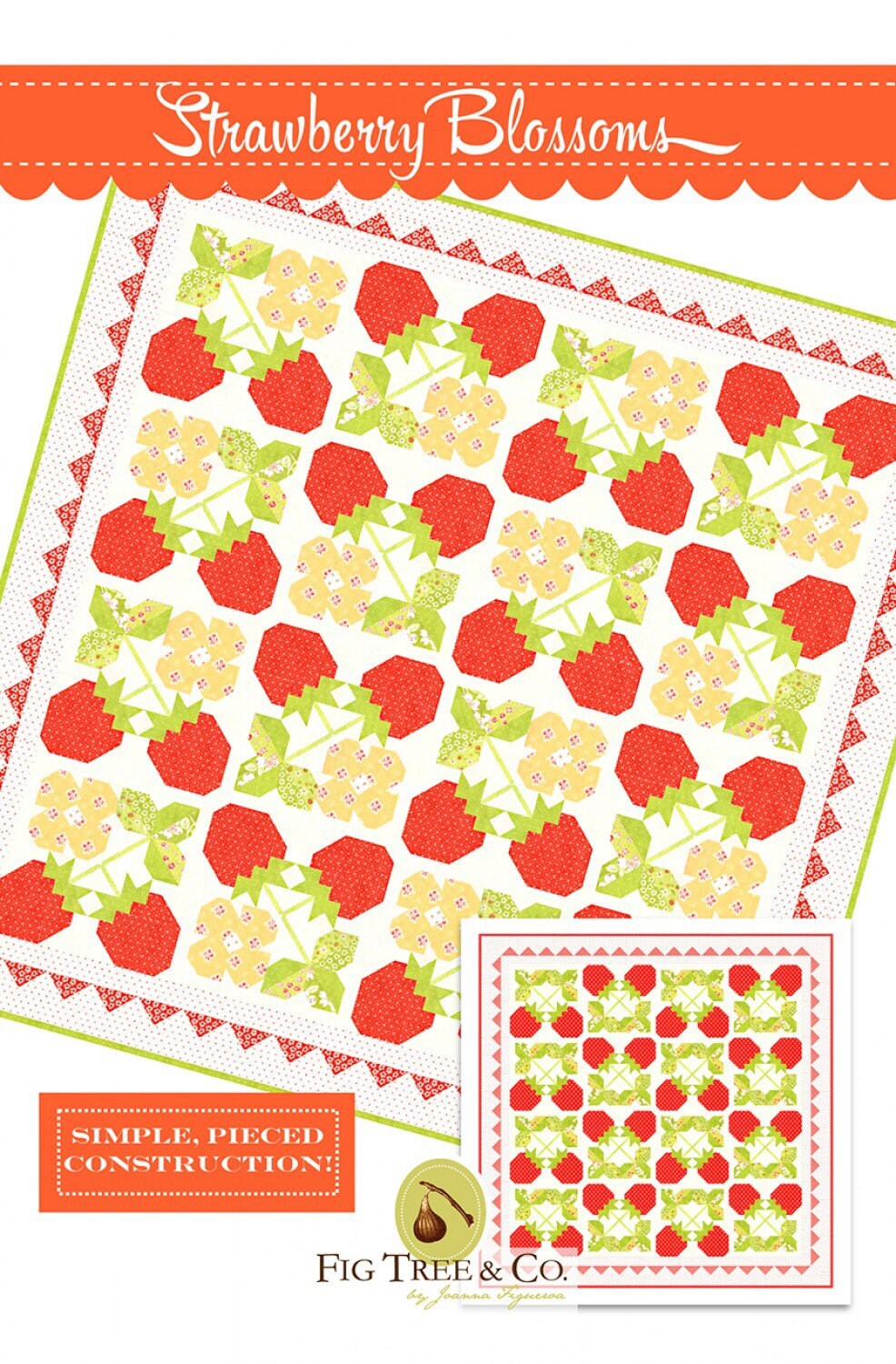 Strawberry Garden Quilt Book Reservation, Joanna Figueroa of Fig Tree  Quilts #ISE-956