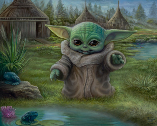 “The Child” Quilt Panel - Star Wars Quilt Panel - Baby Yoda Quilt Panel - 36” x 42”