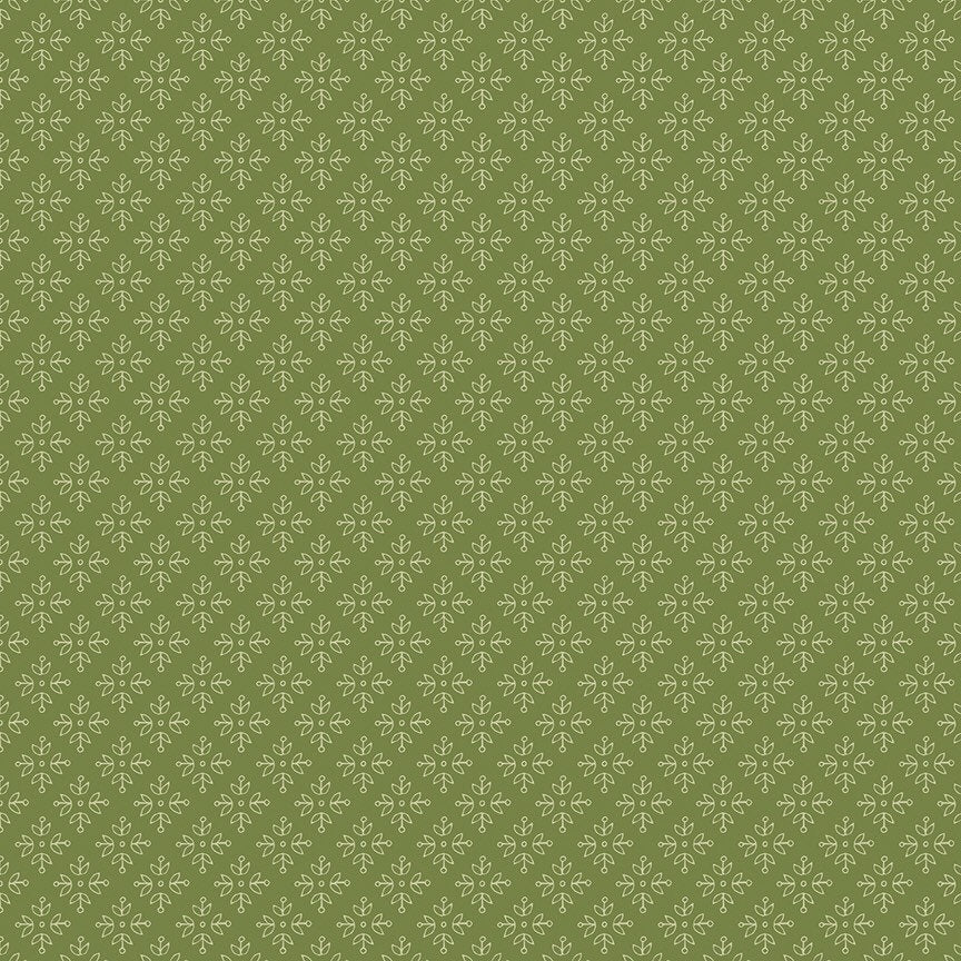 This & That Fabric - By The Half Yard - BTHY - Green Geometric - Jill Finley - Green Fabric - Riley Blake Fabric - C6744