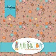 Autumn Love Cream Gunny Sack - By The Half Yard - BTHY - Lori Holt - Bee In My Bonnet - Riley Blake - C7362 CREAM