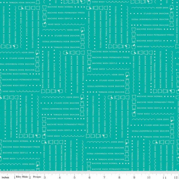 Vintage Happy 2 Fabric - By The Half Yard - BTHY - Laundry Vivid - Lori Holt - Bee In My Bonnet - Riley Blake - C9131 VIVID