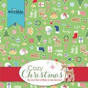 Cozy Christmas - By The HALF Yard - BTHY - Green Holly - Lori Holt - Bee In My Bonnet - Riley Blake - C7973 GREEN
