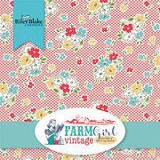 Farm Girl Vintage Fabric - By The Half Yard - BTHY - Cloud Chicken Track - Lori Holt - Bee In My Bonnet - Riley Blake - C7886 CLOUD