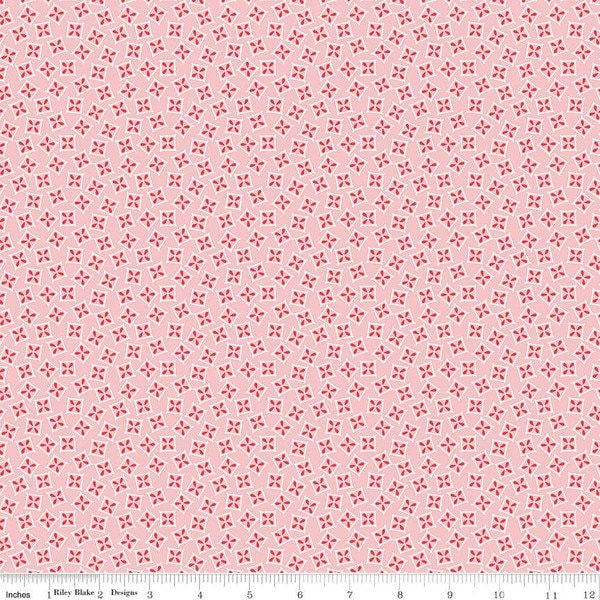 Vintage Happy 2 Fabric - By The Half Yard - BTHY - Planter Box Frosting - Lori Holt - Bee In My Bonnet - Riley Blake - C9139 FROSTING