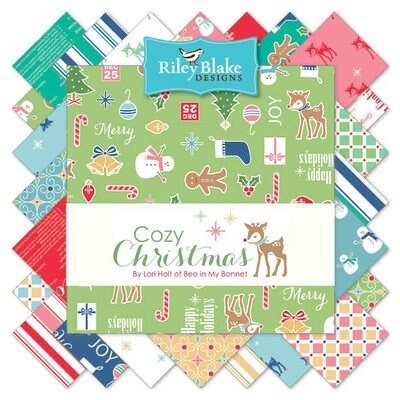 Cozy Christmas By - The HALF Yard - BTHY - White Recipe - Lori Holt - Bee In My Bonnet - Riley Blake - C5361 WHITE