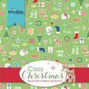 Cozy Christmas Fabric - Red Fat Quarter Panel - Lori Holt - Bee In My Bonnet - Riley Blake - FQP7974 RED