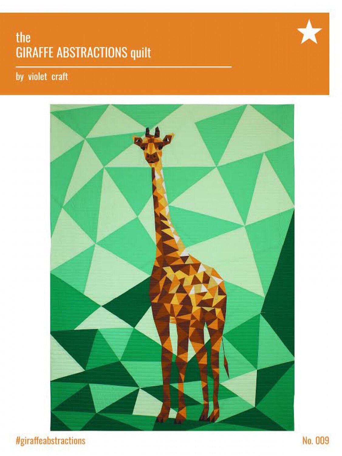 Giraffe Abstractions Quilt  - Violet Craft - Foundation Paper Piecing Pattern