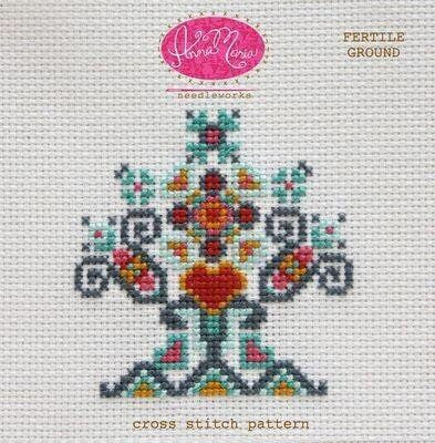 Fertile Ground Cross Stitch Pattern - Anna Maria Horner