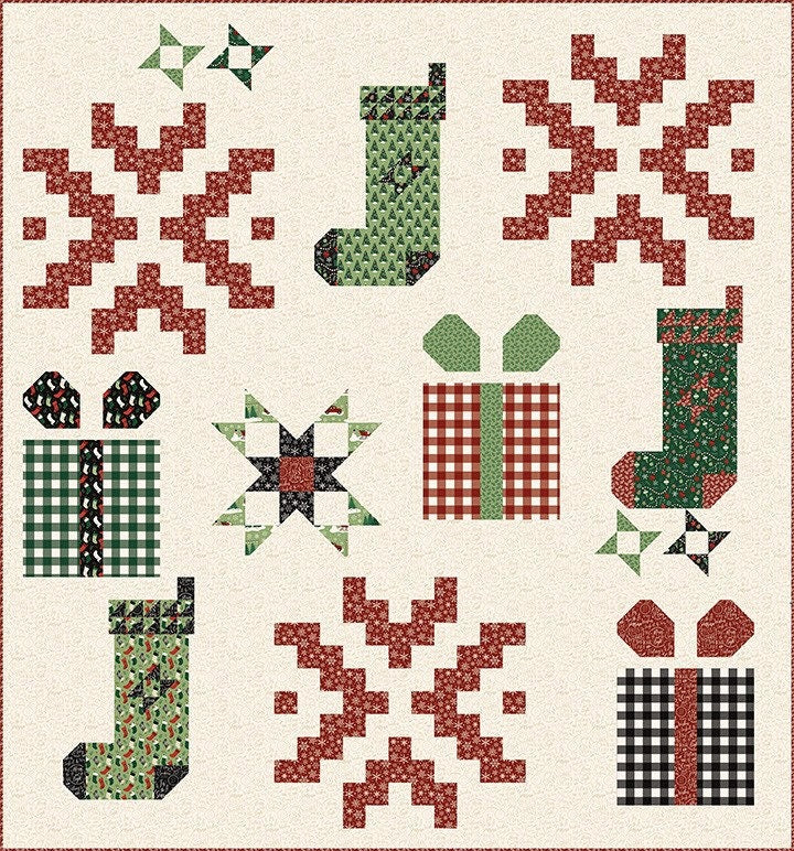 Christmas Traditions - By The Half Yard - BTHY - Mint Christmas Trucks - Dani Mogstad - Christmas Fabric - Riley Blake - C9590 MINT