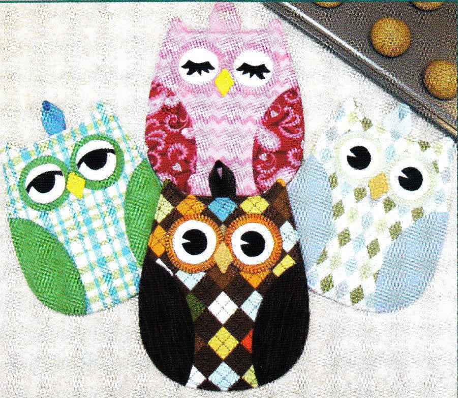 Hot Who! Owl Pot Holder or Mug Rug Pattern - Susie C Shore Designs - Suzanne Shore