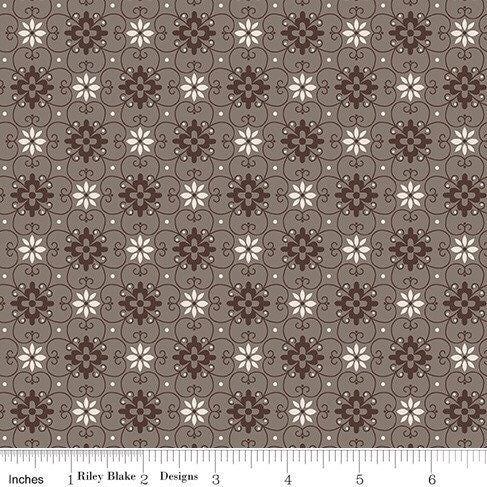 Flea Market Fabric - By The Half Yard - BTHY - Pebble Wallpaper - Lori Holt - Bee in My Bonnet - Riley Blake - C10214 PEBBLE
