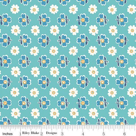 Flea Market Fabric - By The Half Yard - BTHY - Cottage Casserole - Lori Holt - Bee in My Bonnet - Riley Blake - C10216 COTTAGE