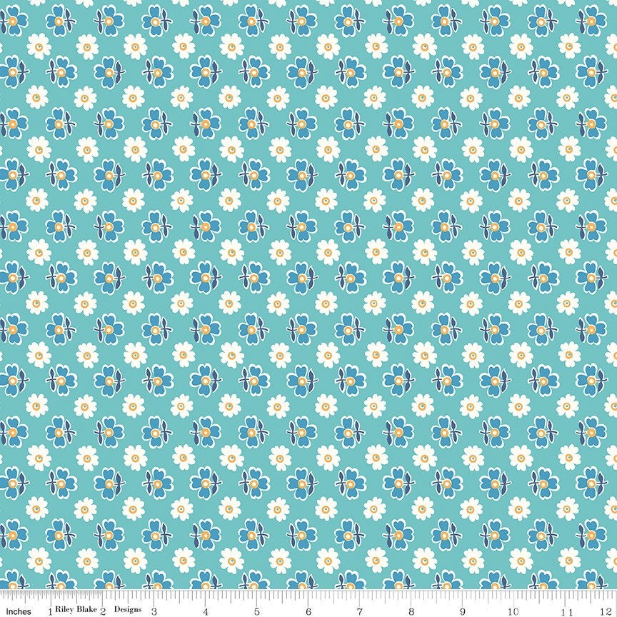 Flea Market Fabric - By The Half Yard - BTHY - Cottage Casserole - Lori Holt - Bee in My Bonnet - Riley Blake - C10216 COTTAGE
