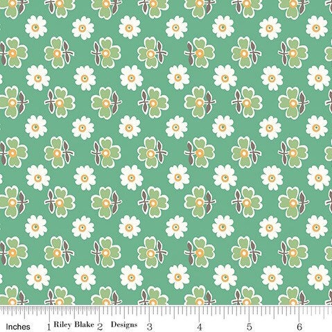Flea Market Fabric - By The Half Yard - BTHY - Alpine Casserole - Lori Holt - Bee in My Bonnet - Riley Blake - C10216 ALPINE