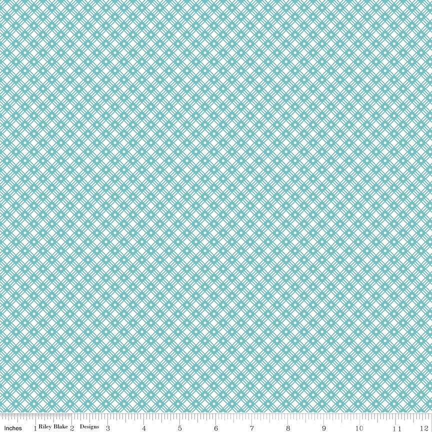 Flea Market Fabric - By The Half Yard - BTHY - Cottage Basket Weave - Lori Holt - Bee in My Bonnet - Riley Blake - C10221 COTTAGE