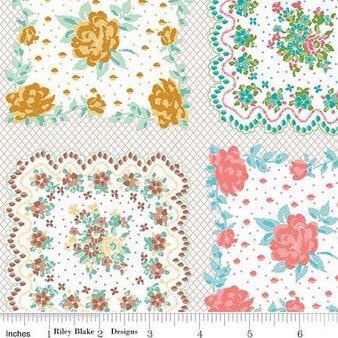 Granny Chic - Handkerchief - Lori Holt - Bee in my Bonnet - Riley Blake - C8526 MULTI