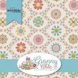 Granny Chic Fabric - By The Half Yard - BTHY - Green Hugs - Lori Holt - Bee in my Bonnet - Riley Blake - C8511 GREEN