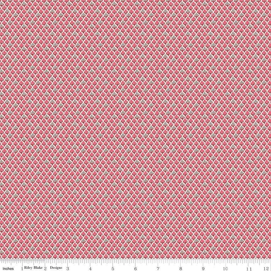 Prim Fabric - By The Half Yard - BTHY - Tea Rose Leaves - Lori Holt - Bee In My Bonnet - Riley Blake - C9700 TEAROSE
