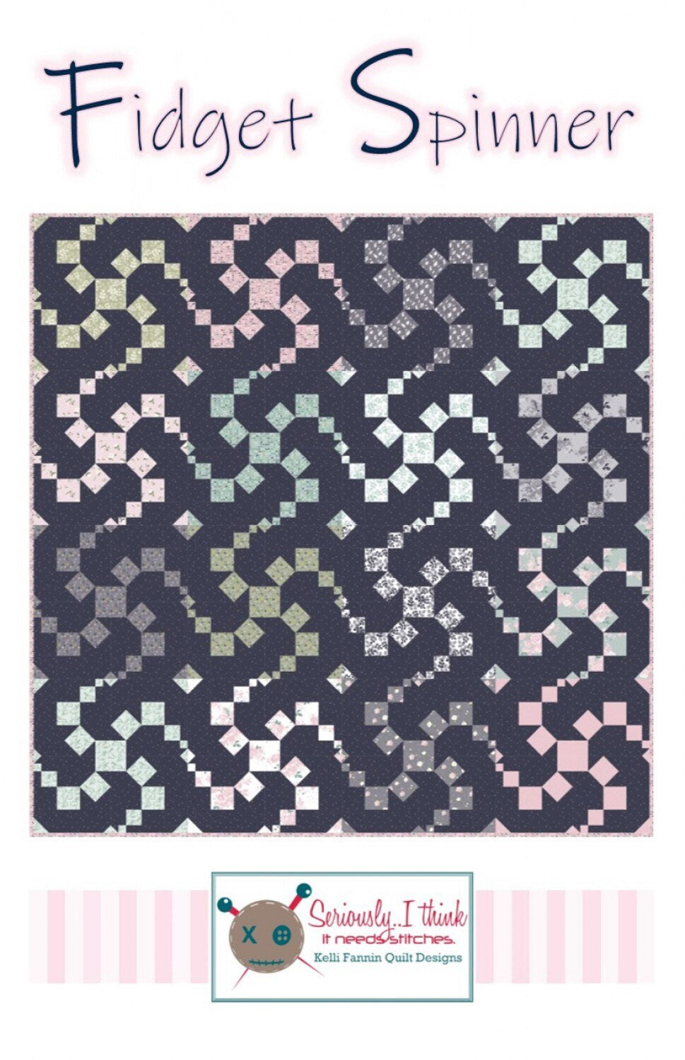 Fidget Spinner Quilt Pattern - Kelli Fannin Quilt Designs