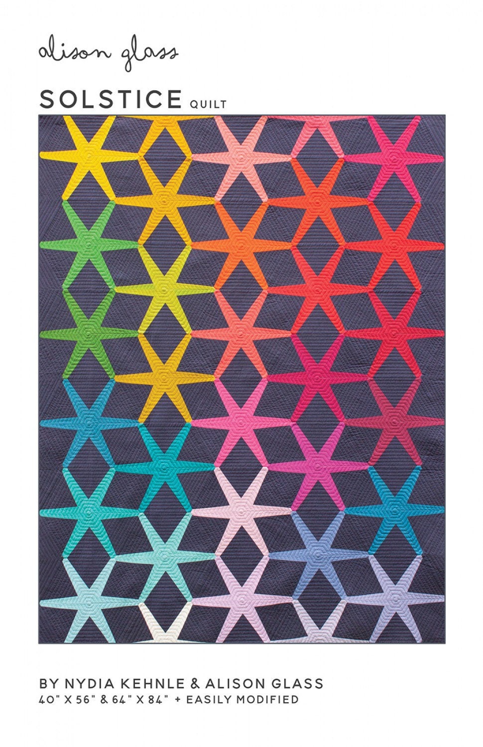 Solstice Quilt Pattern - Alison Glass - Nydia Kehnle - Foundation Paper Piecing