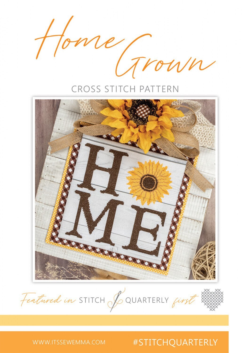 Home Grown Cross Stitch Pattern - It’s Sew Emma - Stitch Quarterly