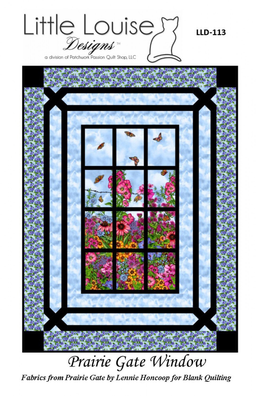 Prairie Gate Window Quilt Pattern - Little Louise Designs - Patchwork Passion Quilt Shop