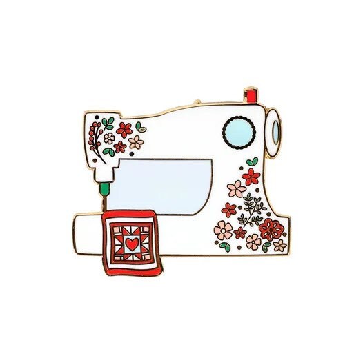 Sewing Machine Enamel Needle Minder - Beverly McCullough - Flamingo Toes