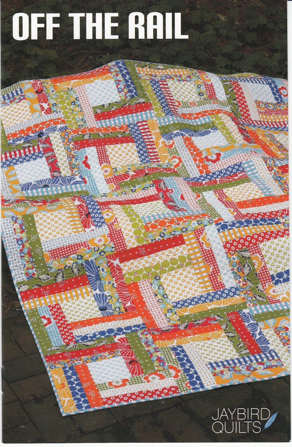 Off the Rail Quilt Pattern - Jaybird Quilts - Julie Herman - Fat Quarter Friendly