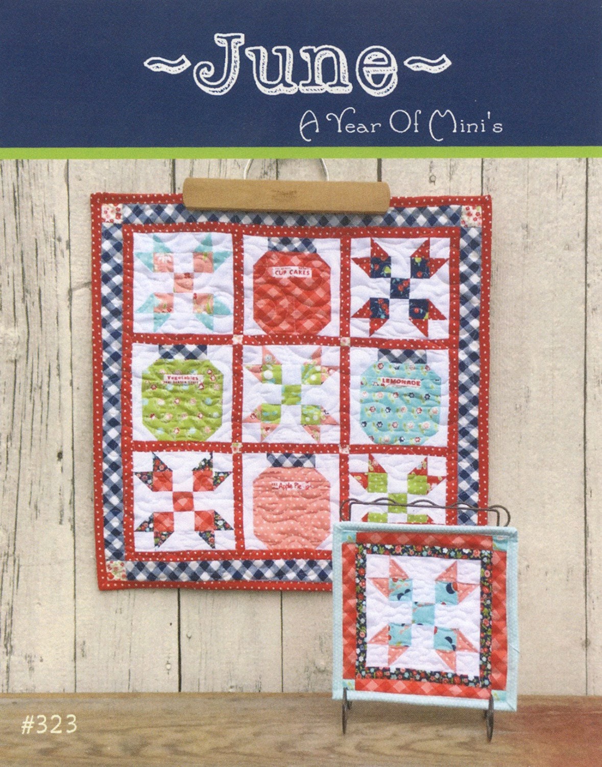 A Year of Minis - June Mini Quilt Pattern - This & That - Sherri Falls