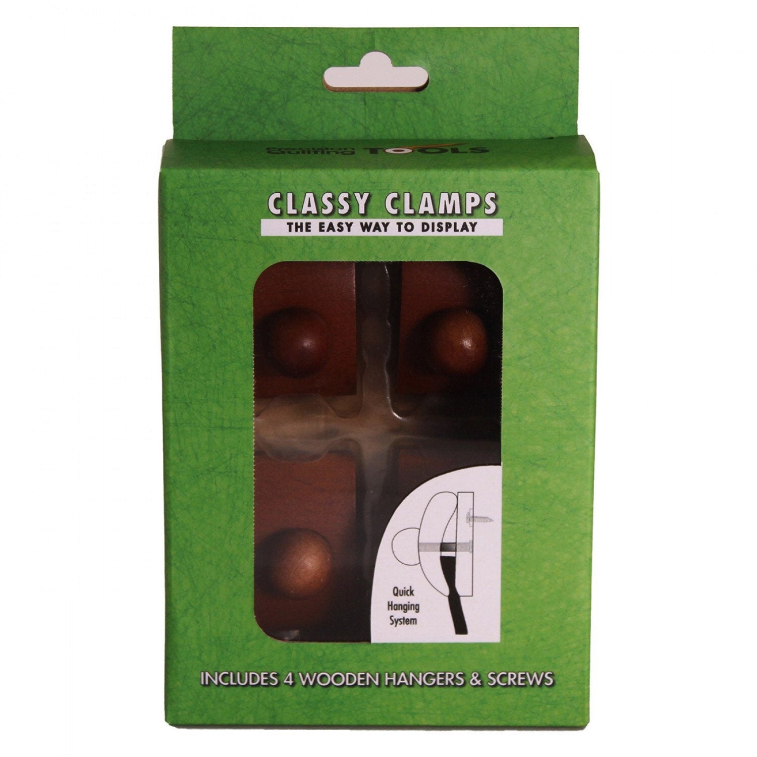 Classy Clamps Small Quilt Hangers Dark - 4 pack
