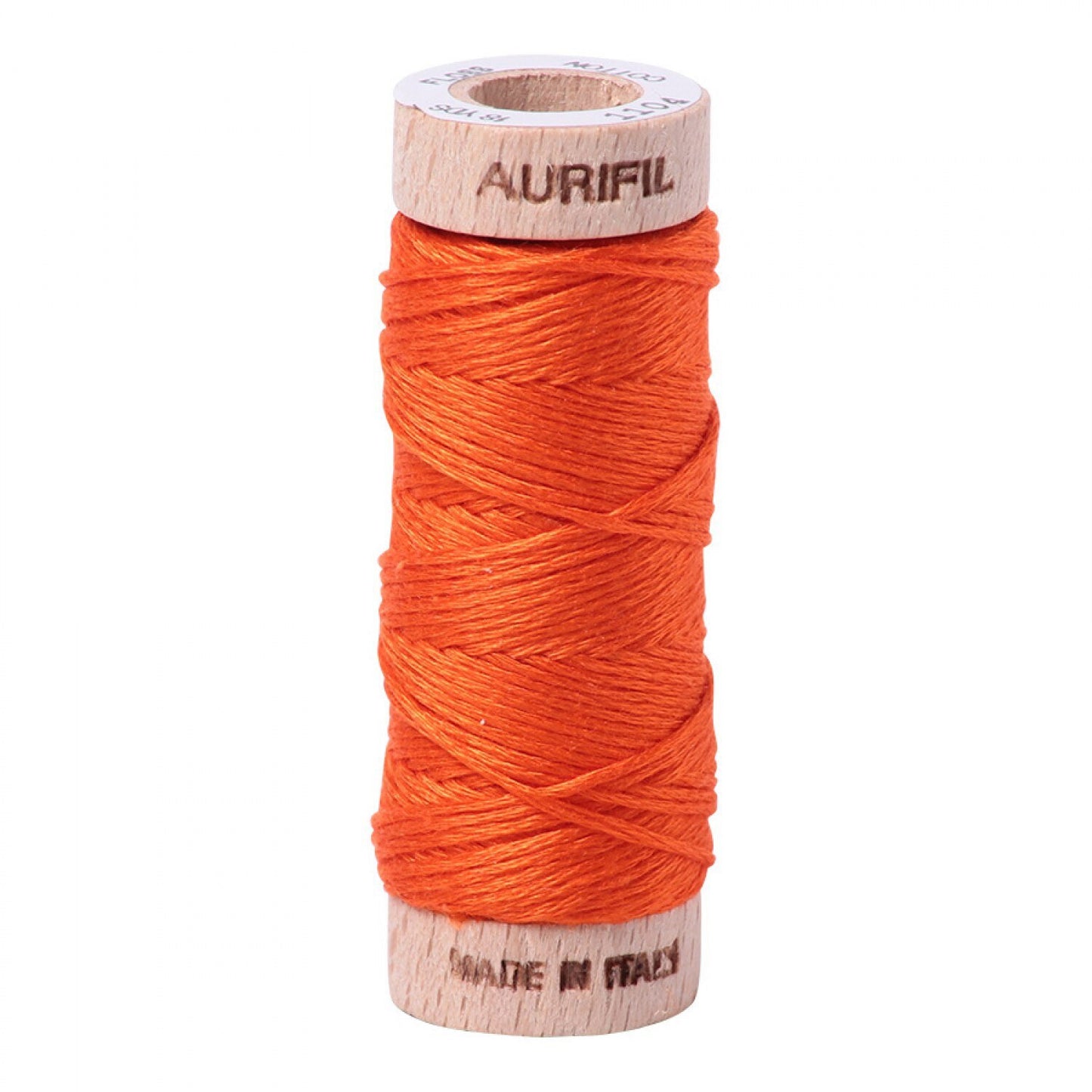Neon Orange Aurifil Floss - 1104 - Aurifloss