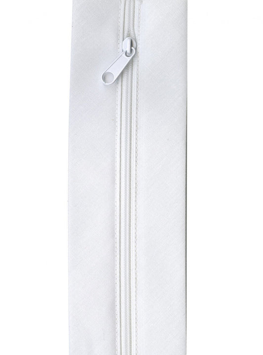 Zippity-Do-Done 18in Zipper With Pull White