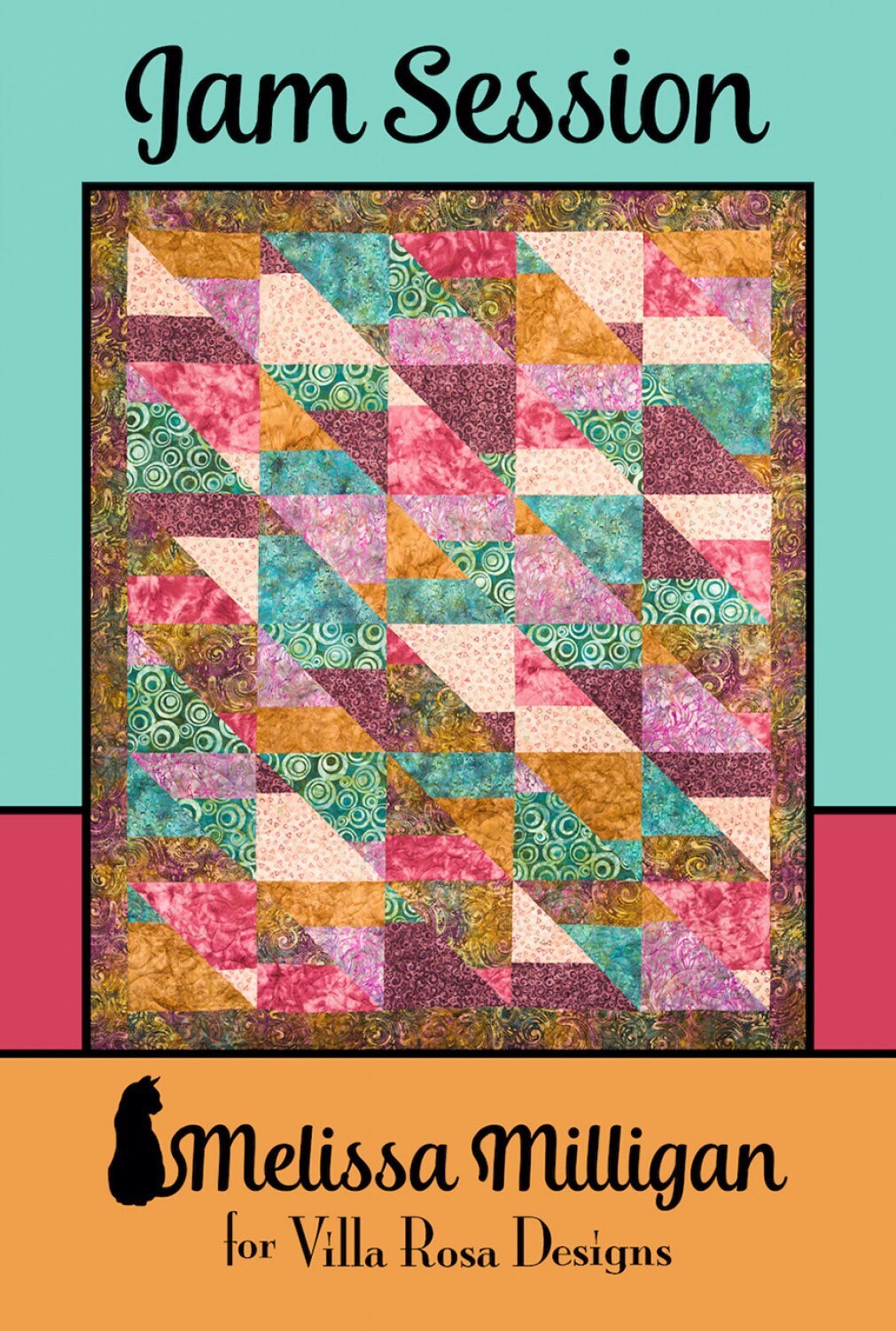 Jam Session Quilt Pattern - 51” x 60” - Villa Rose - Melissa Milligan