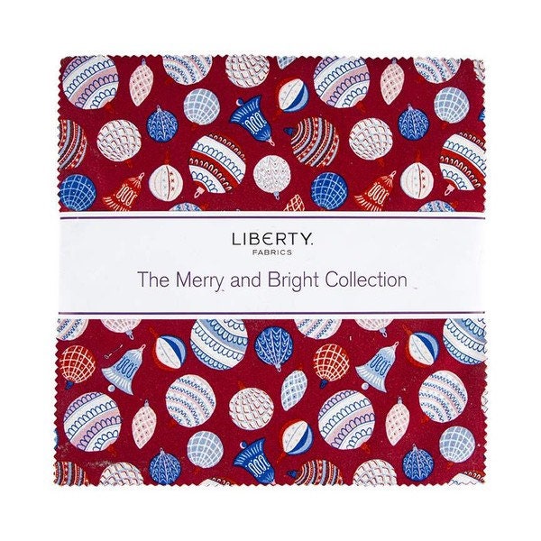 The Merry and Bright Collection Layer Cake - Liberty Fabrics - 10” Stacker