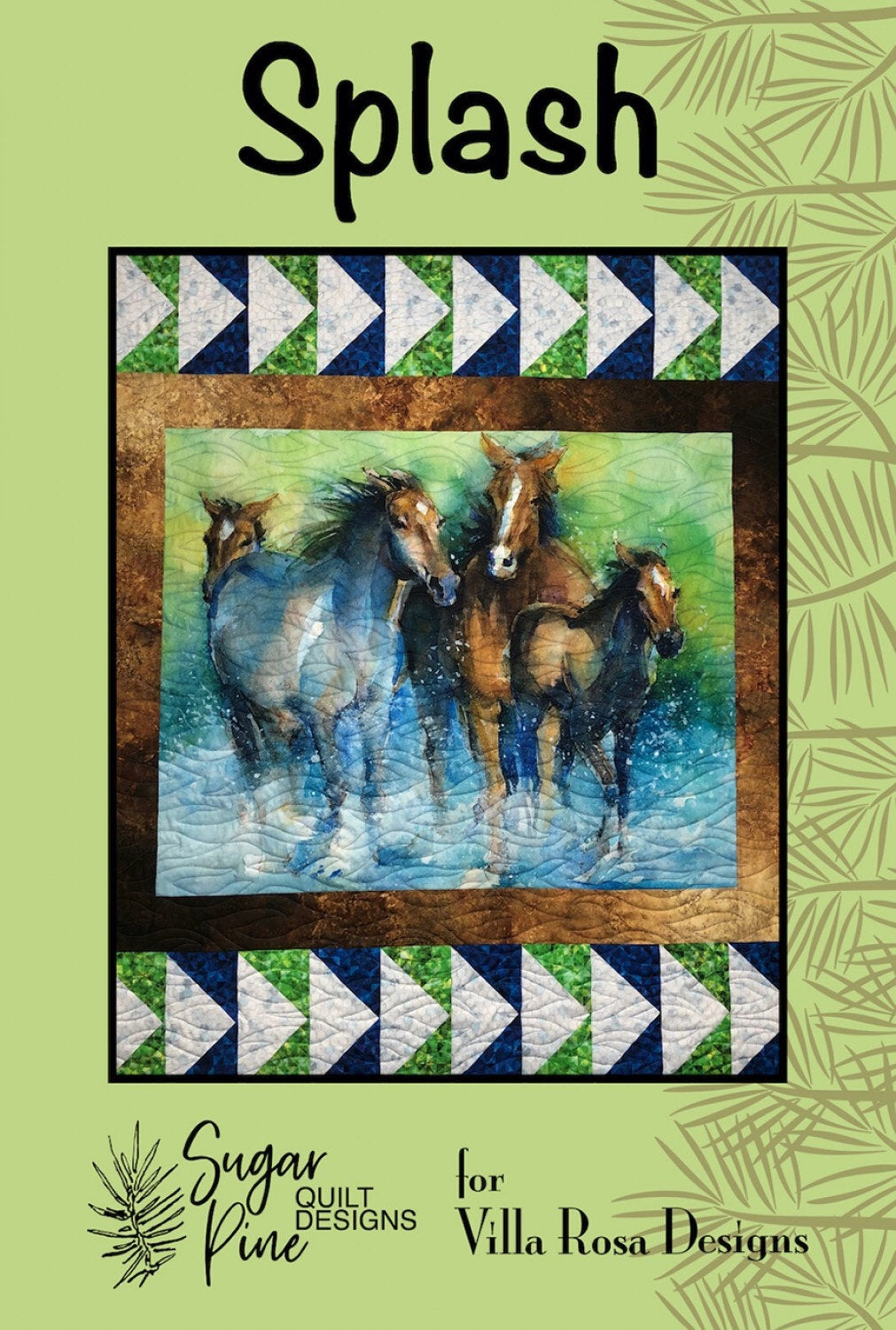 Splash Quilt Pattern - 50” x 62” - Sugar Pine Quilt Designs