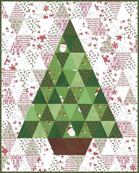 Holly Holiday O’Christmas Tree Quilt Boxed Kit