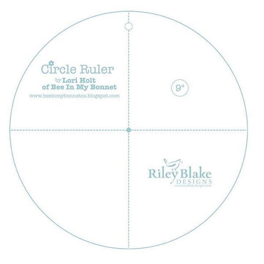 Lori Holt 9” Circle Ruler - Bee in My Bonnet