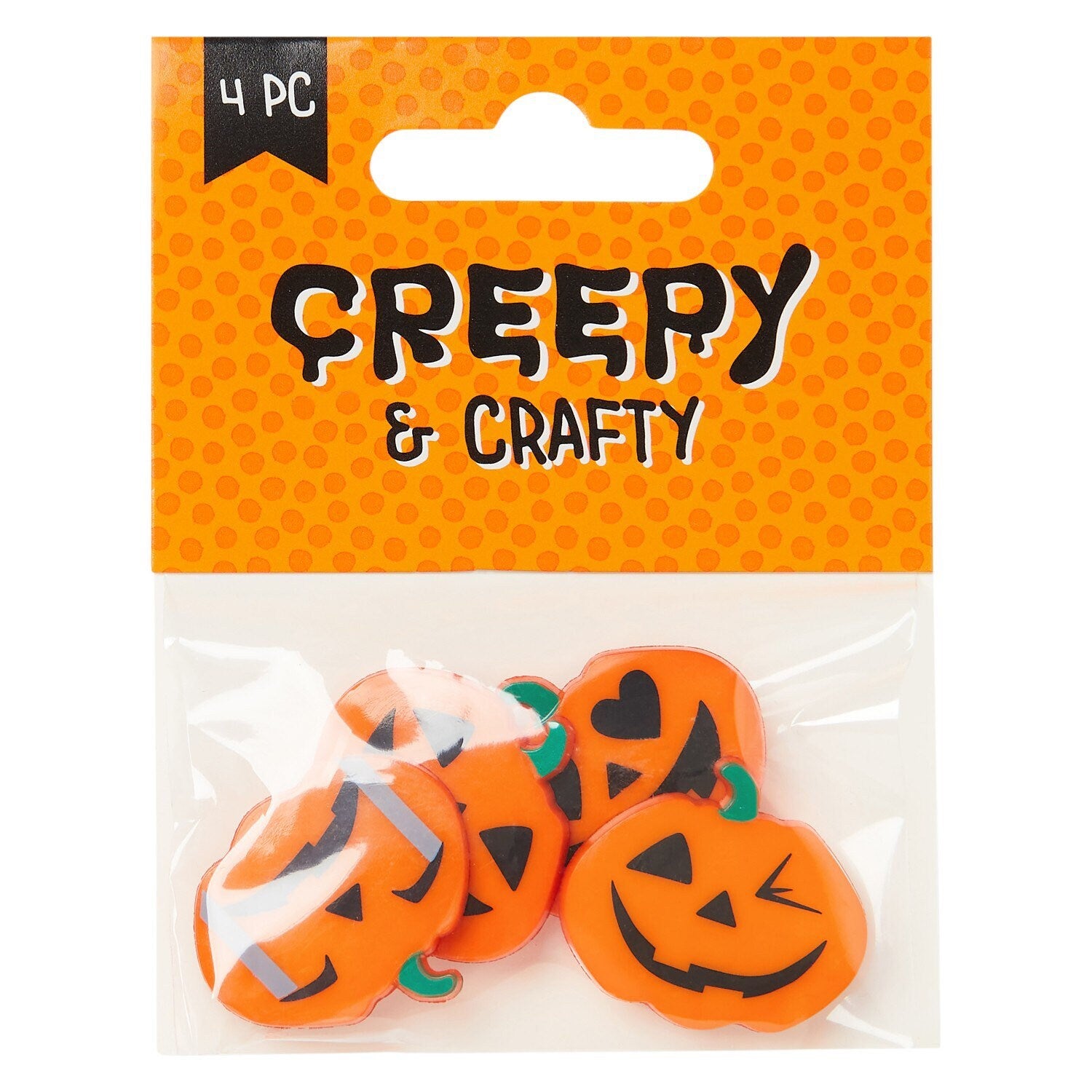 Jack O Lantern Buttons - Pumpkin Buttons - Halloween Buttons