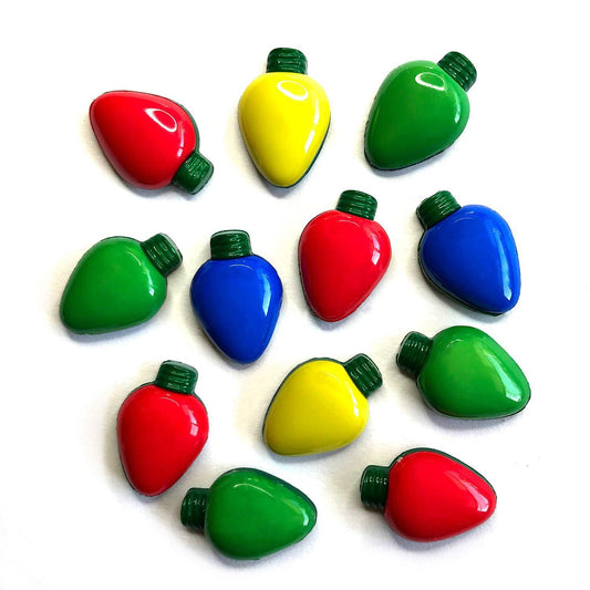 Christmas Lights Buttons - Christmas Buttons - Buttons Galore
