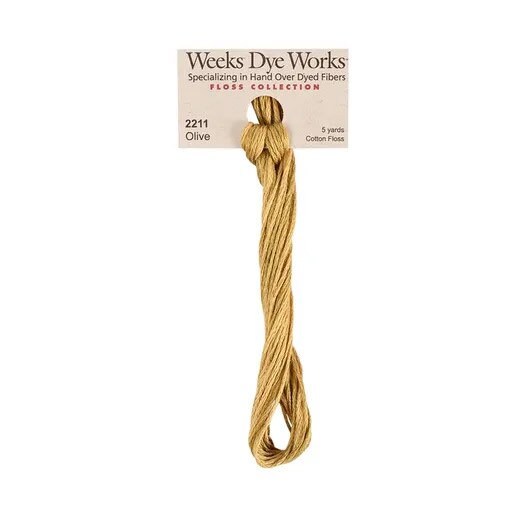 Olive Weeks Dye Works Floss - 6 strand - 5 yards