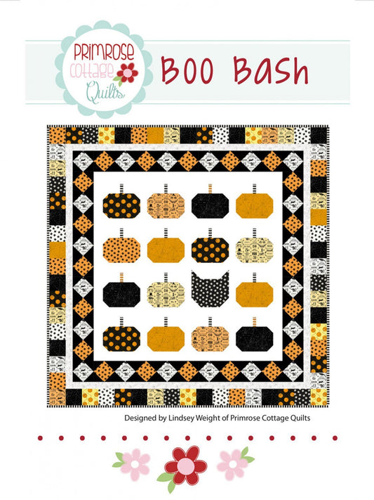 Boo Bash Quilt Pattern - Primrose Cottage Quilts - Halloween Quilt Pattern