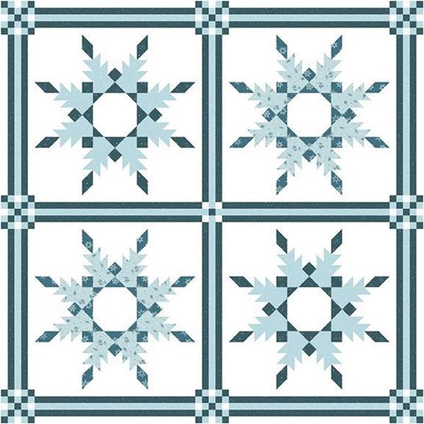Snowfall Quilt Pattern by Amanda Castor of Material Girl