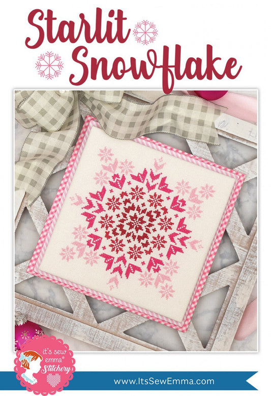 Starlit Snowflake Cross Stitch Pattern - It’s Sew Emma