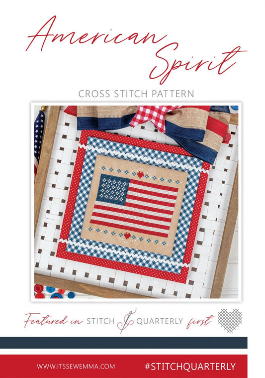 American Spirit Cross Stitch Pattern - It’s Sew Emma