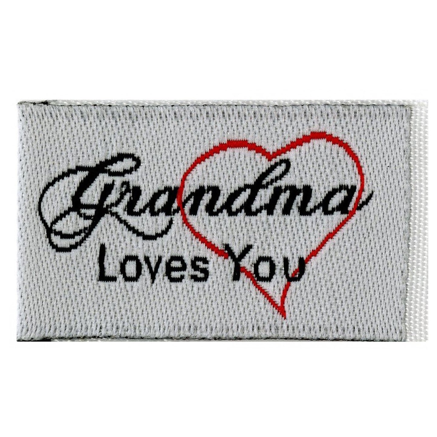 Grandma Loves You Tag It Ons - Grandma Loves You Quilt Labels - 12 tags per pack