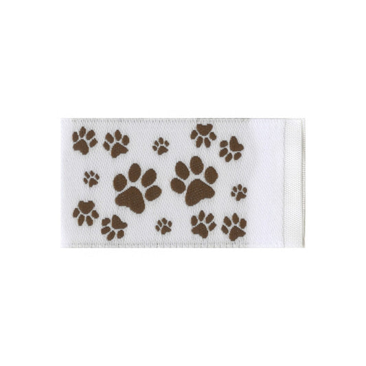 Paws Tag It Ons - Paw Print Quilt Labels - 12 Tags Per Pack