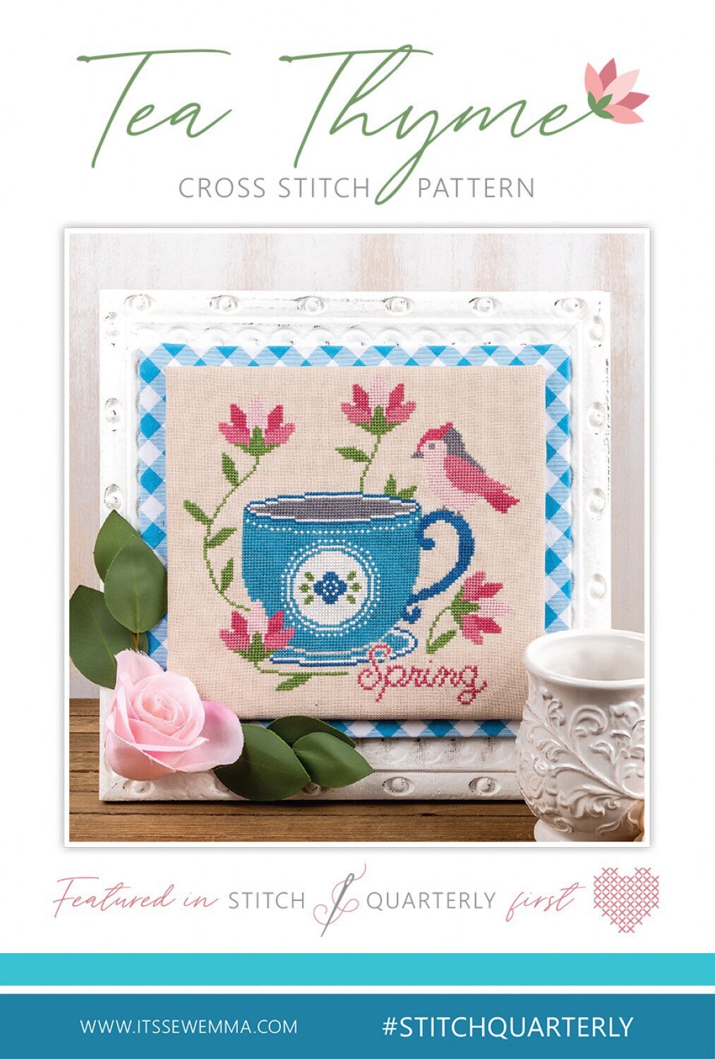 Tea Thyme Cross Stitch Pattern - It’s Sew Emma