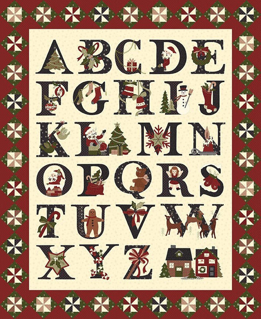 Christmas Alphabet Quilt Kit - Stacy West - Buttermilk Basin - Christmas at Buttermilk Basin - 54” x 66” - Christmas Quilt Kit