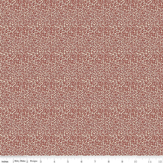 Bountiful Autumn Fabric - Rust Vines - Stacy West - Buttermilk Basin - Fall Fabric - Riley Blake - C10858 RUST
