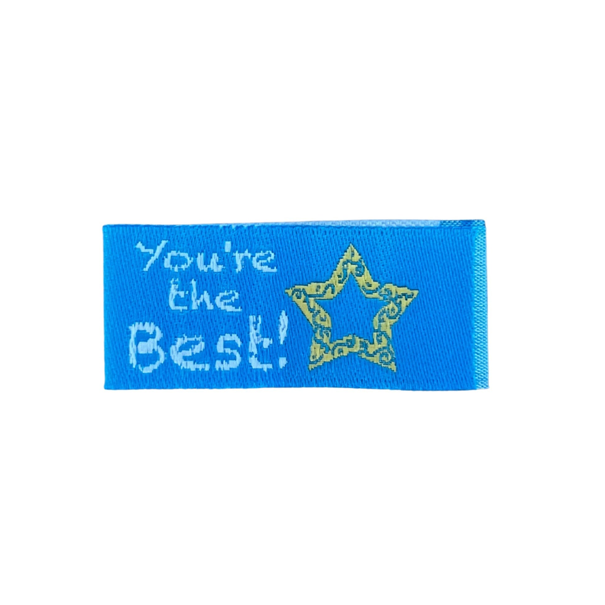 You’re The Best Tag It Ons - You’re The Best Quilt Labels - 12 tags per pack